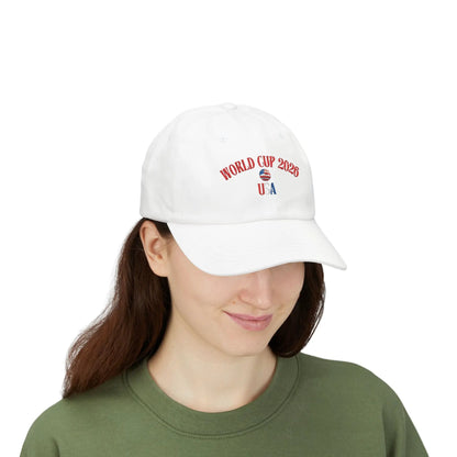 World Cup 2026 USA Dad Cap Patriotic Baseball Hat Vintage Style by Printify