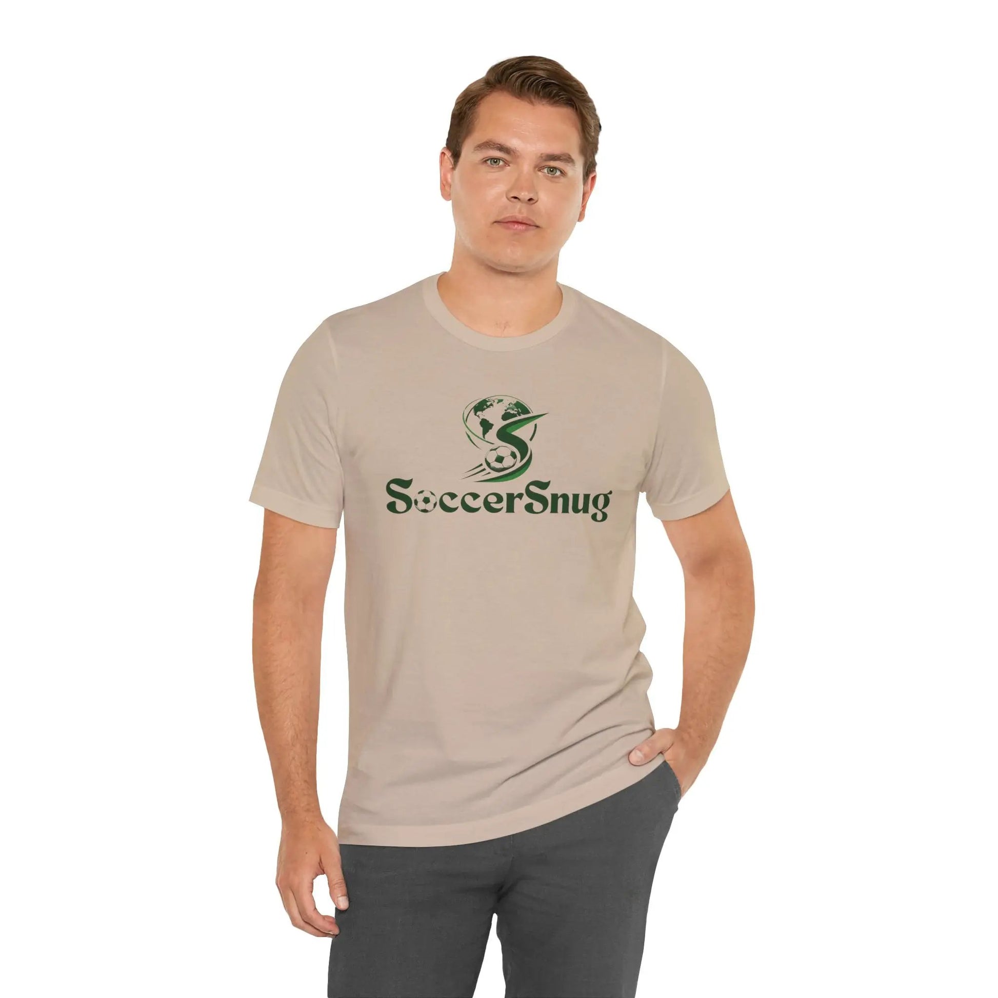 SoccerSnug Unisex Soccer Short Sleeve Tee by Printify