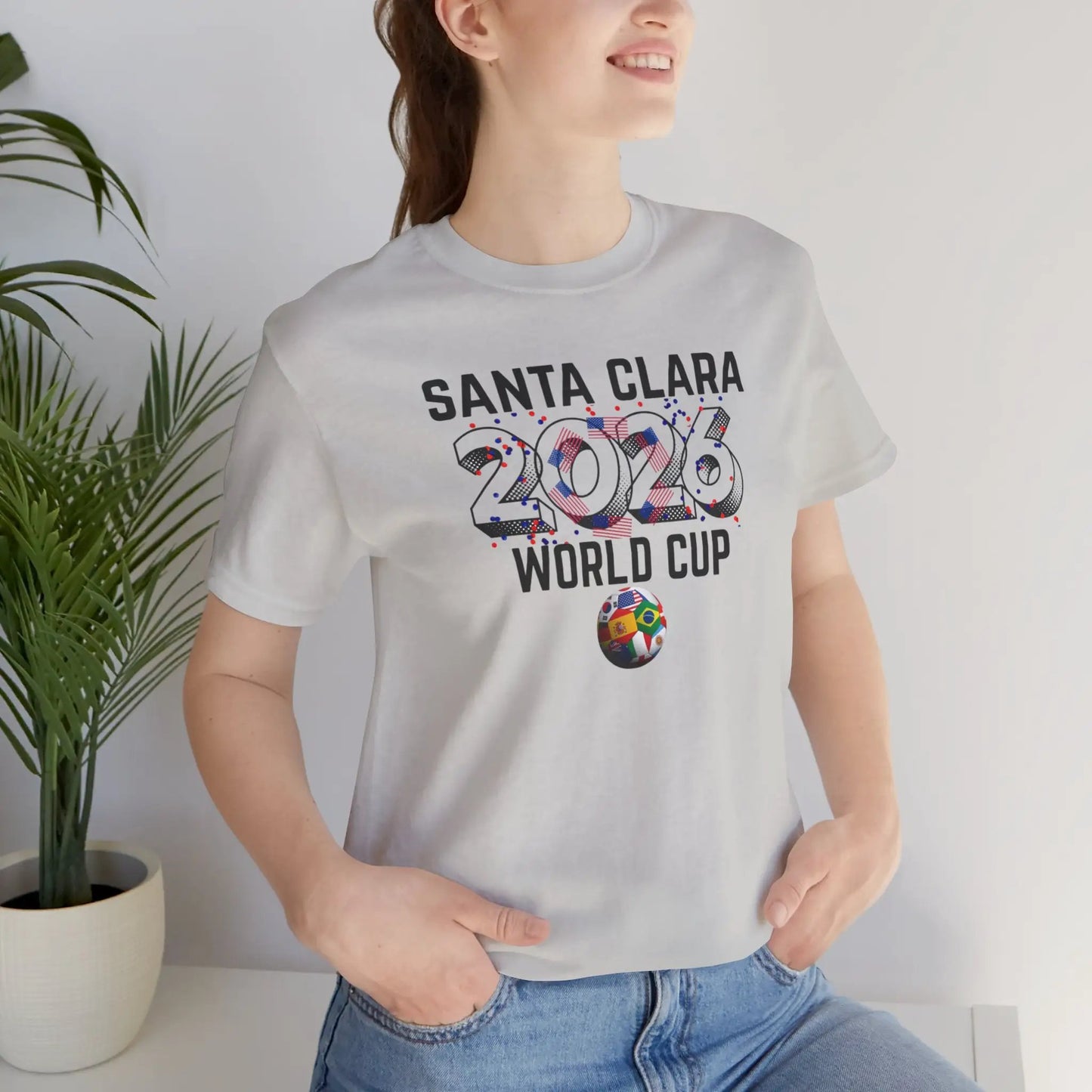 Santa Clare World Cup 2026 Unisex Cotton Crew Tee by Printify