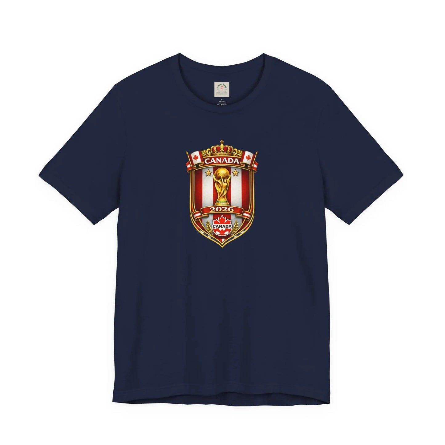 Canada World Cup 2026 Unisex Cotton Crew Soccer Fan Tee by Printify