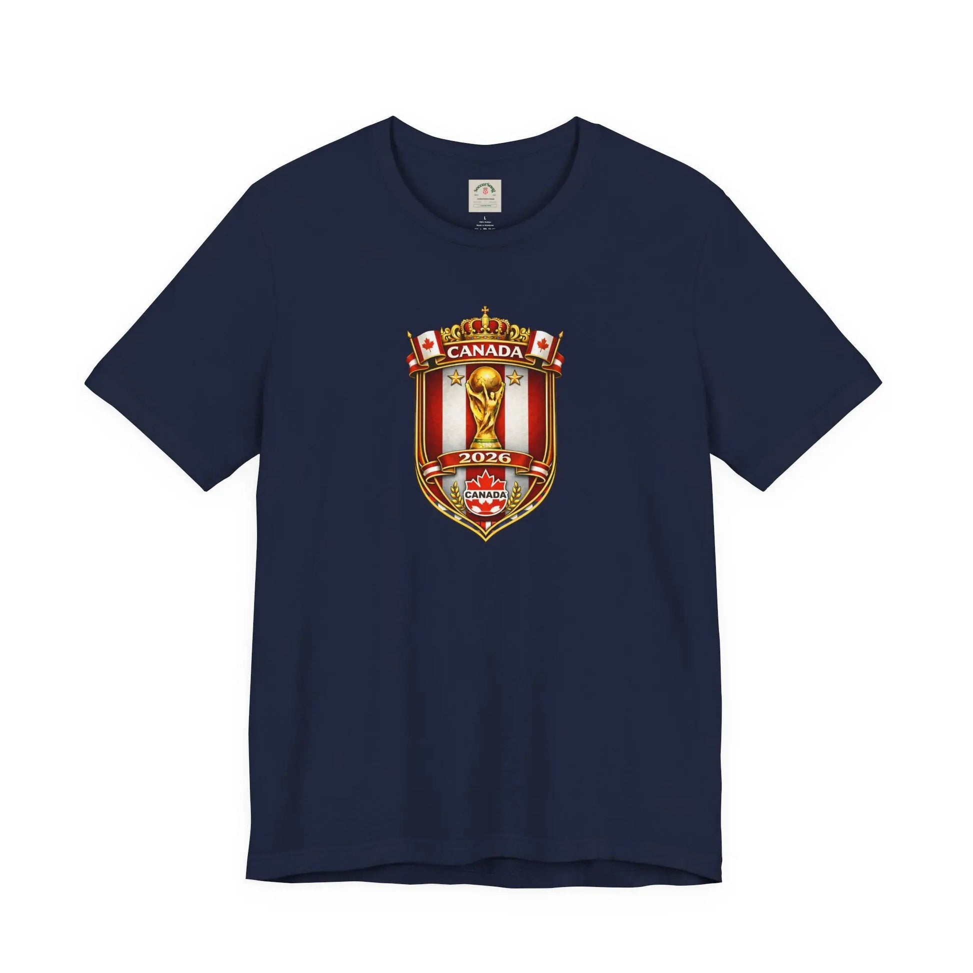 Canada World Cup 2026 Unisex Cotton Crew Soccer Fan Tee by Printify