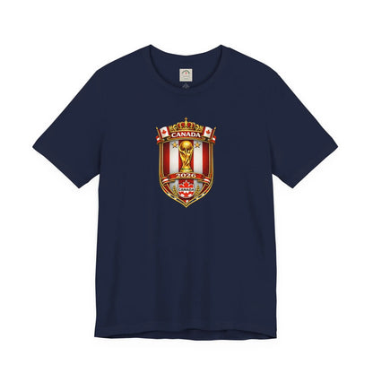 Canada World Cup 2026 Unisex Cotton Crew Soccer Fan Tee by Printify