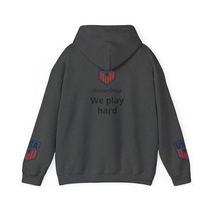 Customizable - SoccerSnug Heavy Blend Hoodie Unisex With Front Pocket Drawcord by Printify