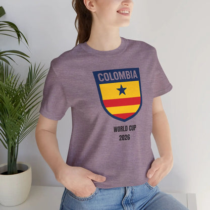 Columbia World Cup 2026 Unisex Cotton Crew Tee by Printify