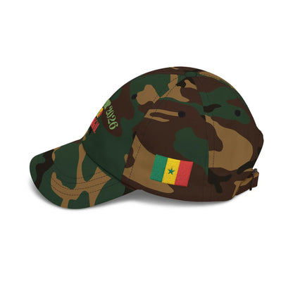 Senegal World Cup 2022 Dad Cap — Embroidered Football Fan Hat by Printify