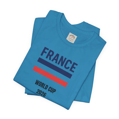 France World Cup 2026 Unisex Cotton Crew Tee