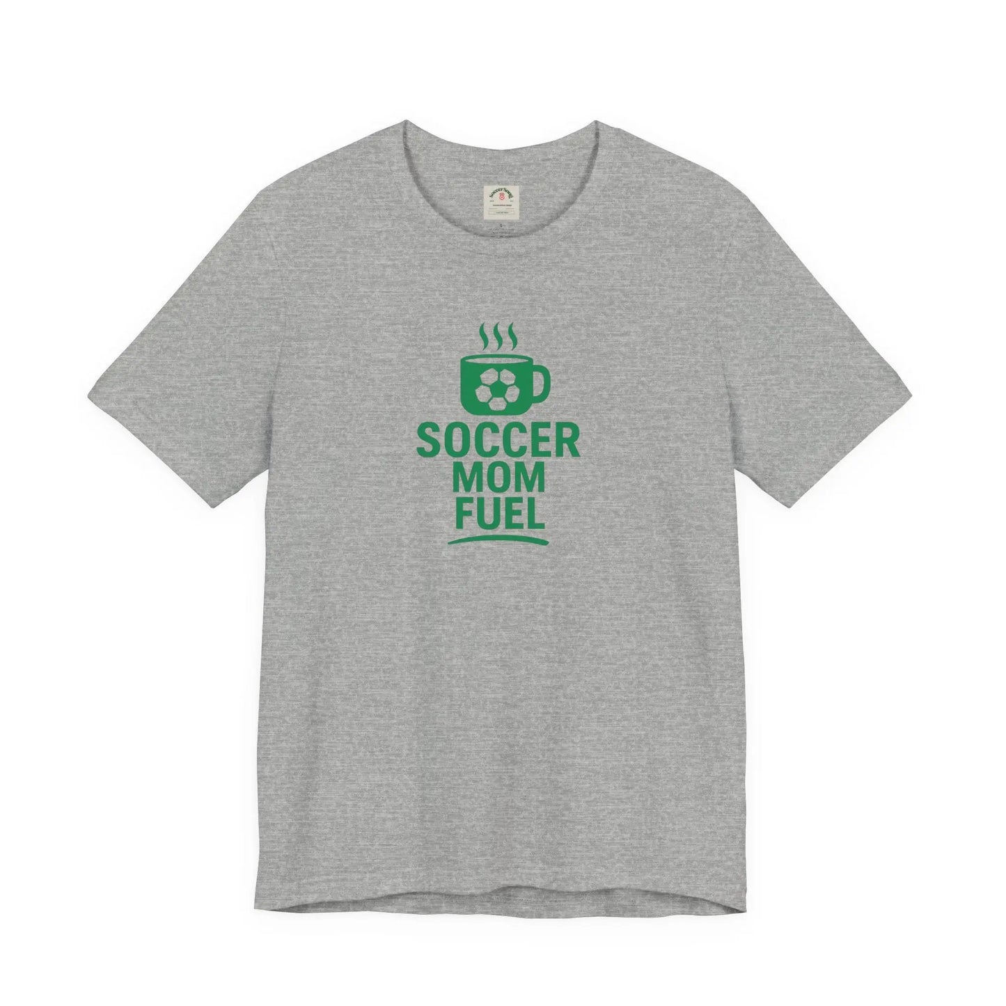 Soccer Mom Fuel T-Shirt — Coffee & Soccer Graphic Tee for Sports Moms by Printify