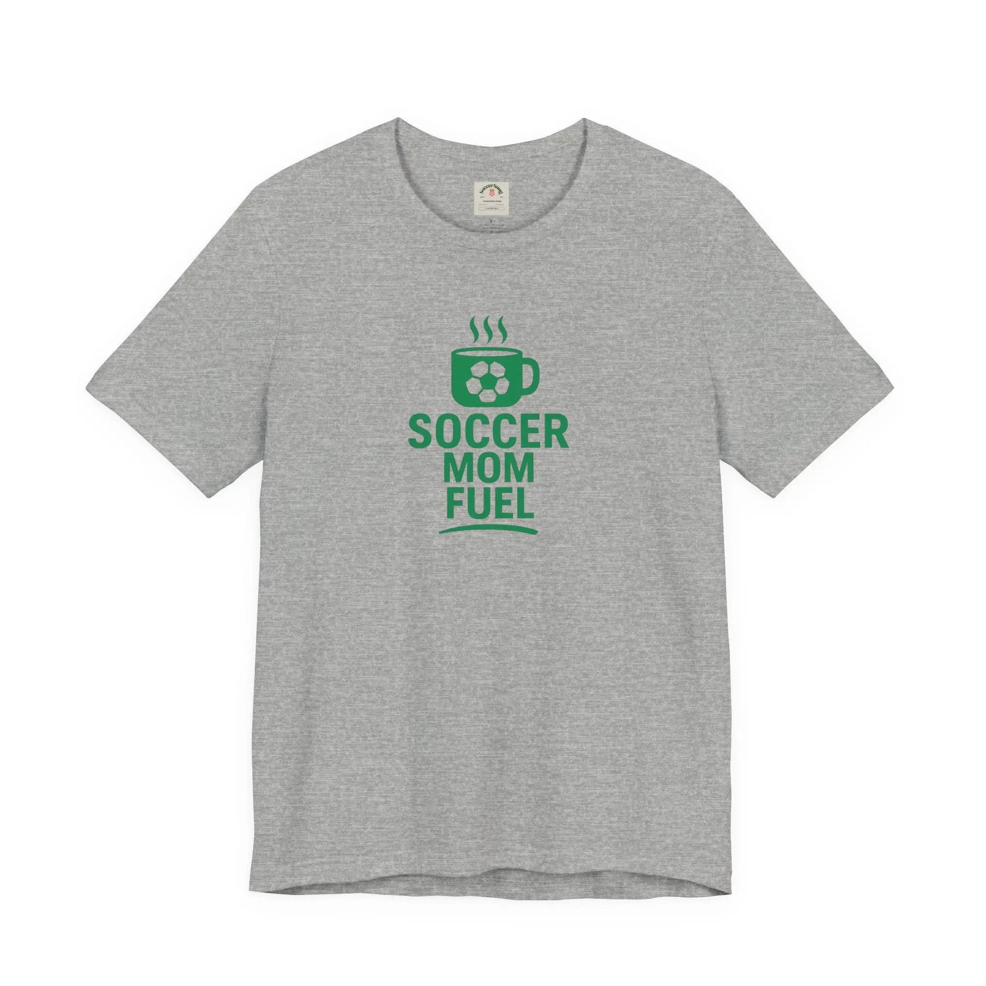 Soccer Mom Fuel T-Shirt — Coffee & Soccer Graphic Tee for Sports Moms by Printify