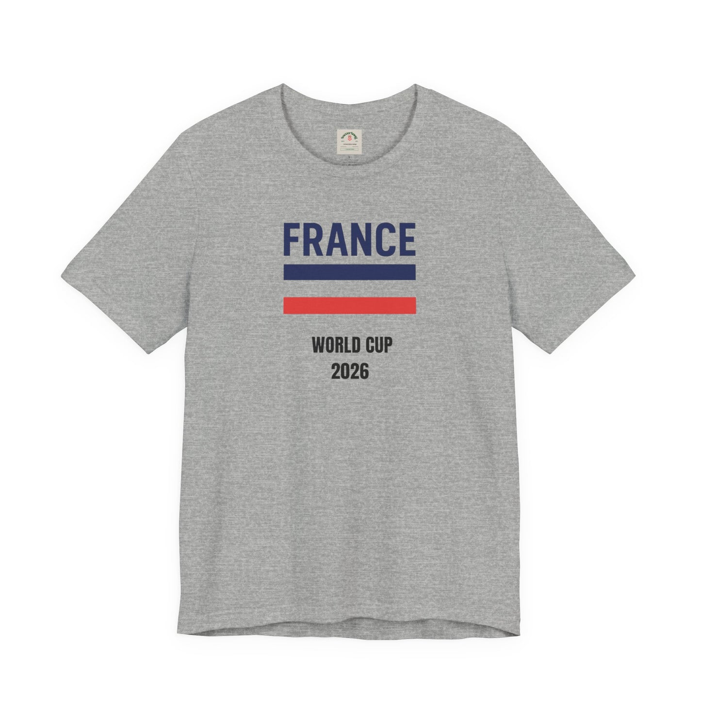 France World Cup 2026 Unisex Cotton Crew Tee