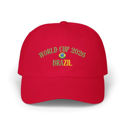 World Cup 2026 Brazil Dad Cap – Embroidered Soccer Fan Hat