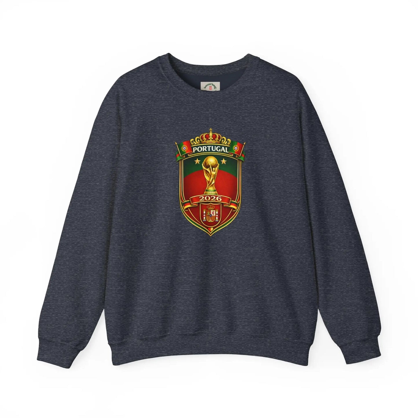 Portugal World Cup 2022 Crest Sweatshirt by Printify
