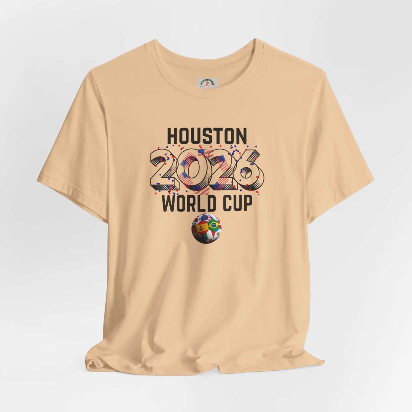 Houston World Cup 2026 Host Unisex Cotton Crew Tee by Printify
