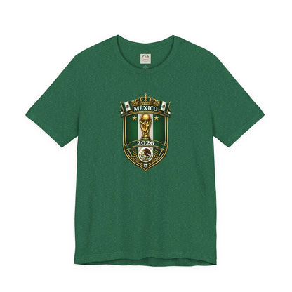 Mexico 2026 World Cup Crest T-Shirt — Soccer Fan Jersey Tee by Printify