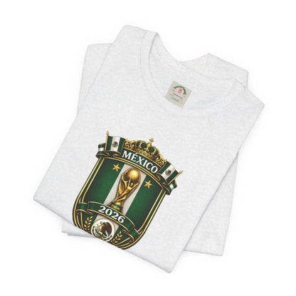 Mexico 2026 World Cup Crest T-Shirt — Soccer Fan Jersey Tee by Printify