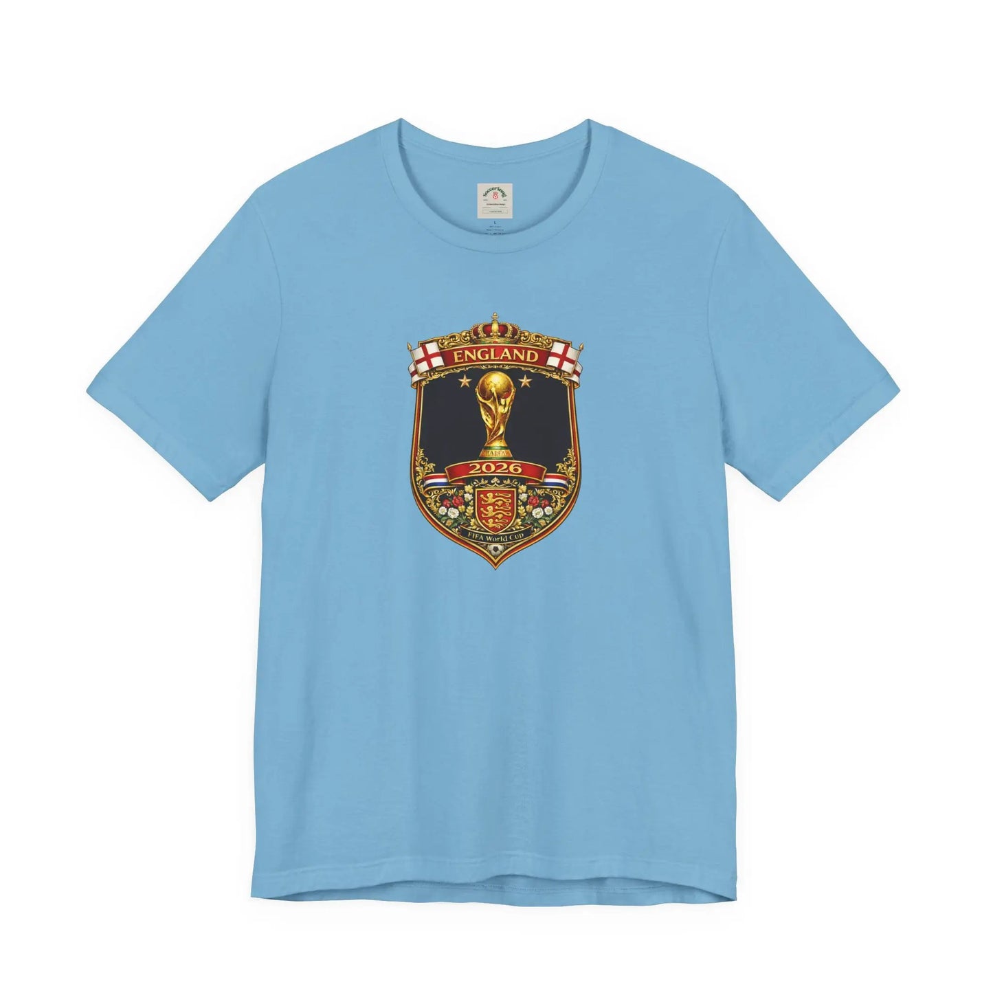England World Cup 2026 Unisex Cotton Crew Tee by Printify
