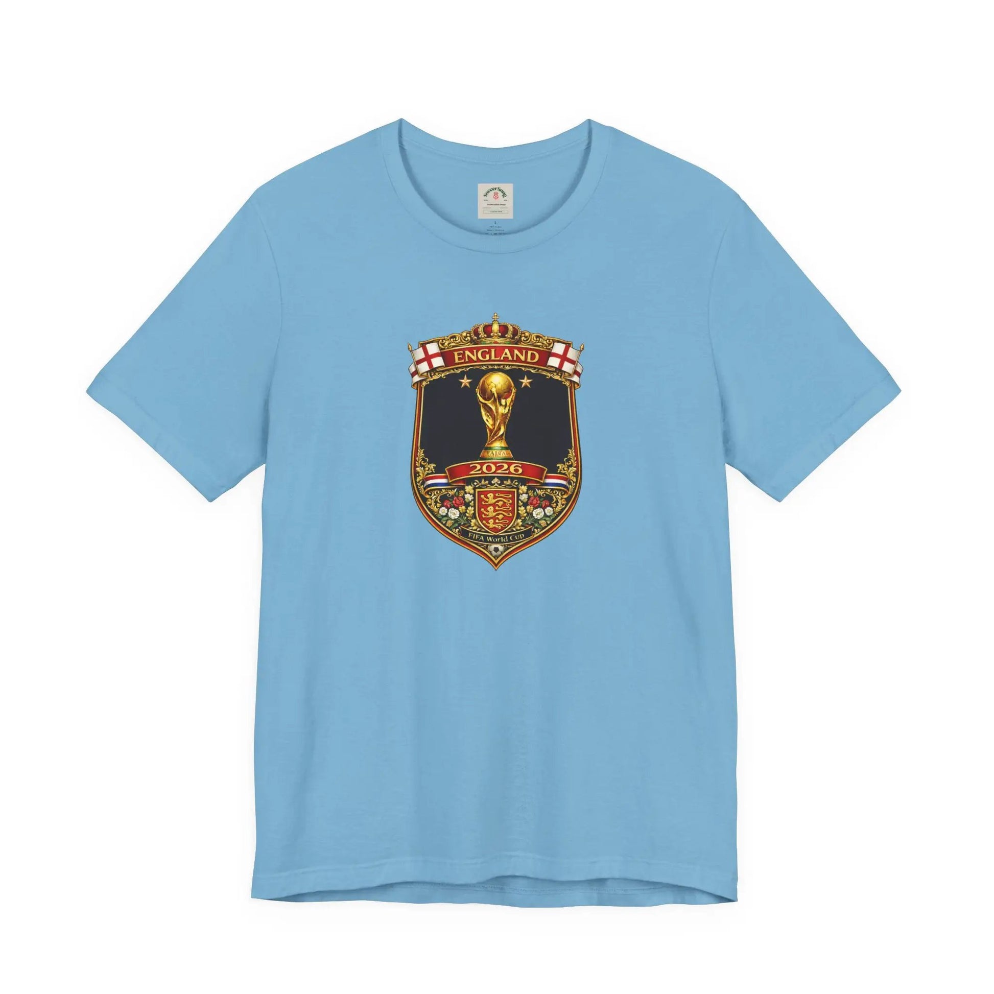 England World Cup 2026 Unisex Cotton Crew Tee by Printify