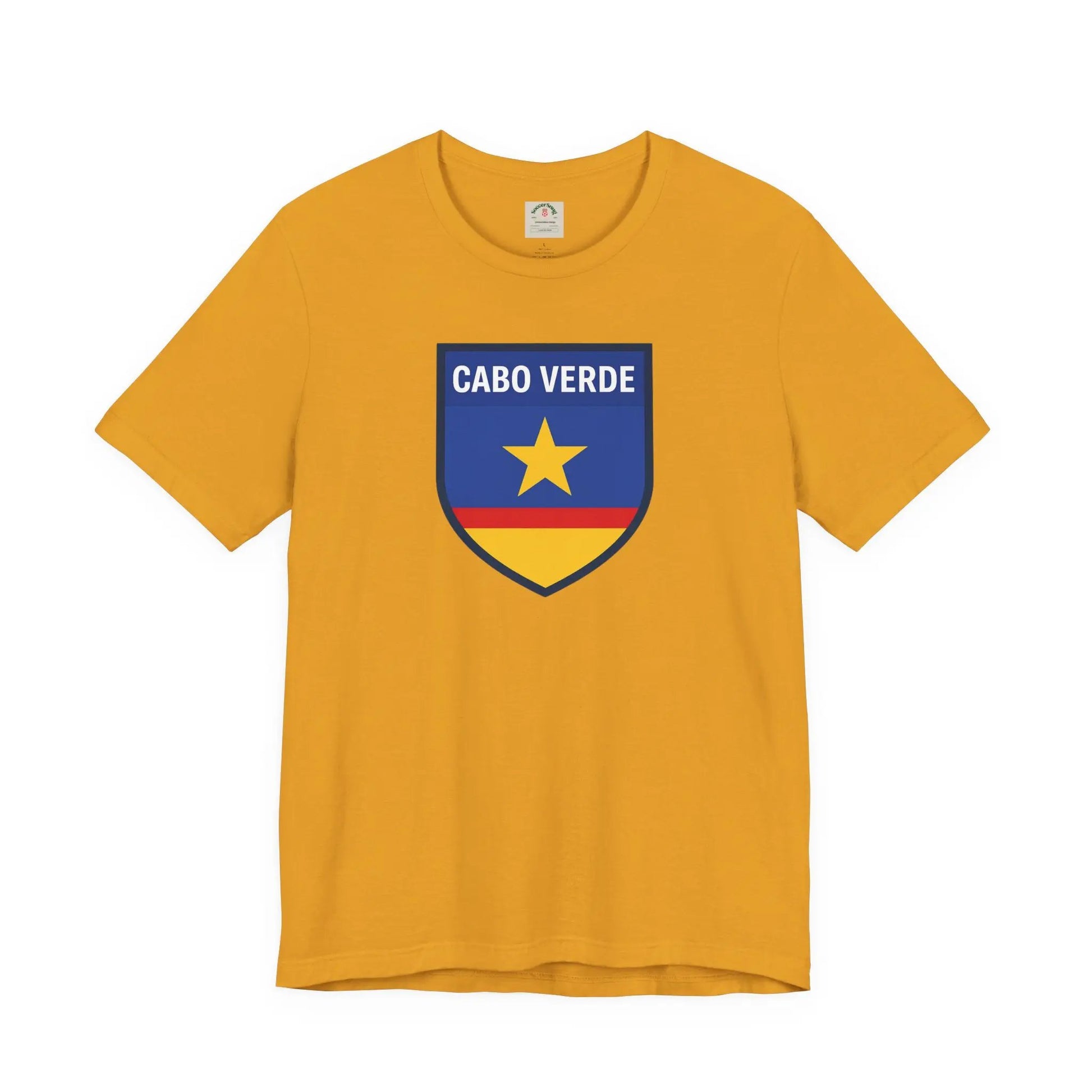 Cabo Verde Shield T‑Shirt — Cape Verde Pride Travel Tee by Printify