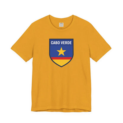 Cabo Verde Shield T‑Shirt — Cape Verde Pride Travel Tee by Printify