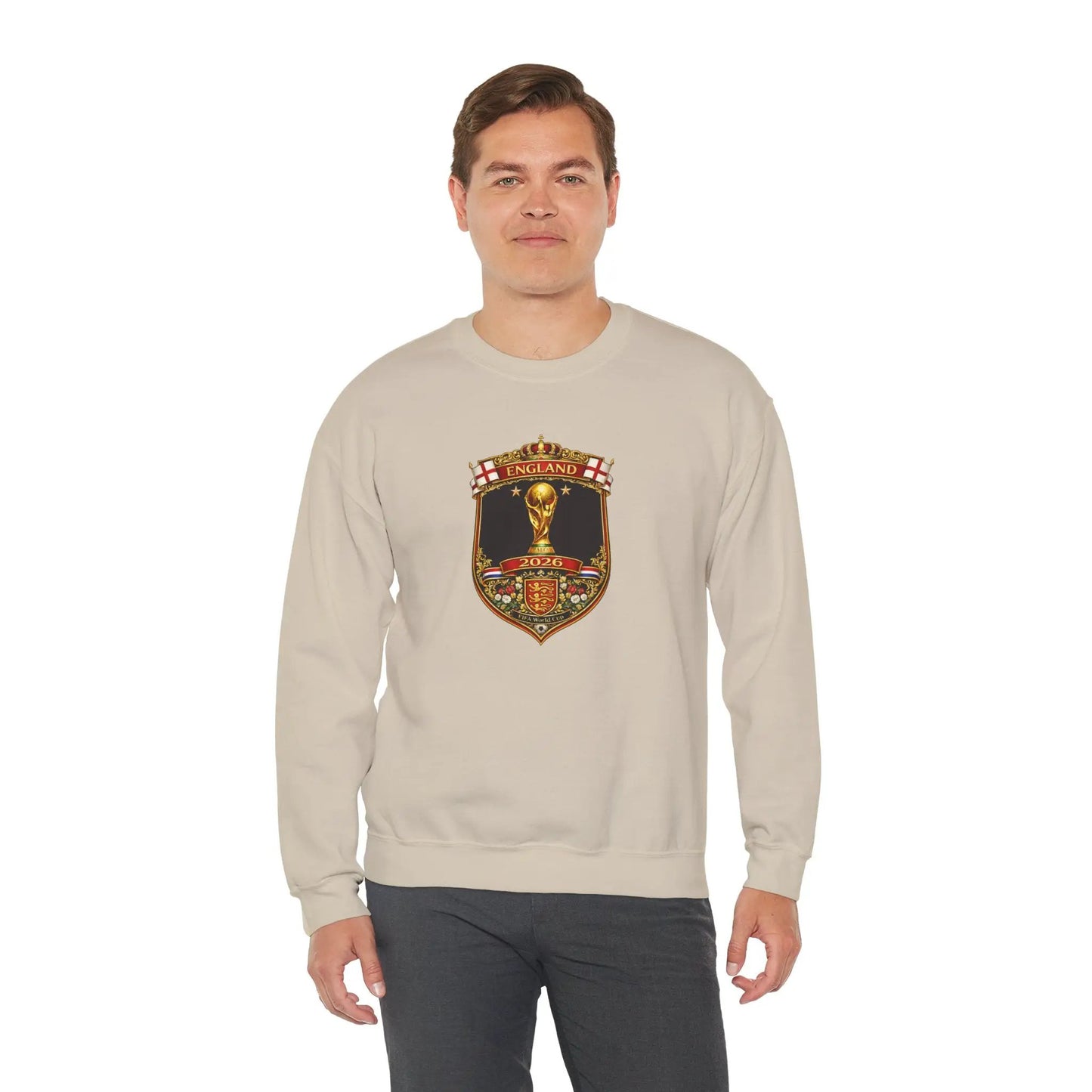 England World Cup Crewneck Sweatshirt by Printify