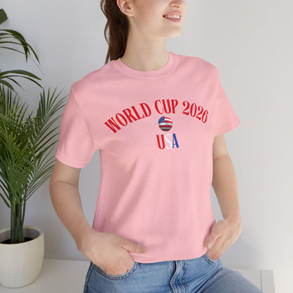 World Cup 2026 USA T-Shirt — Patriotic Soccer Tee