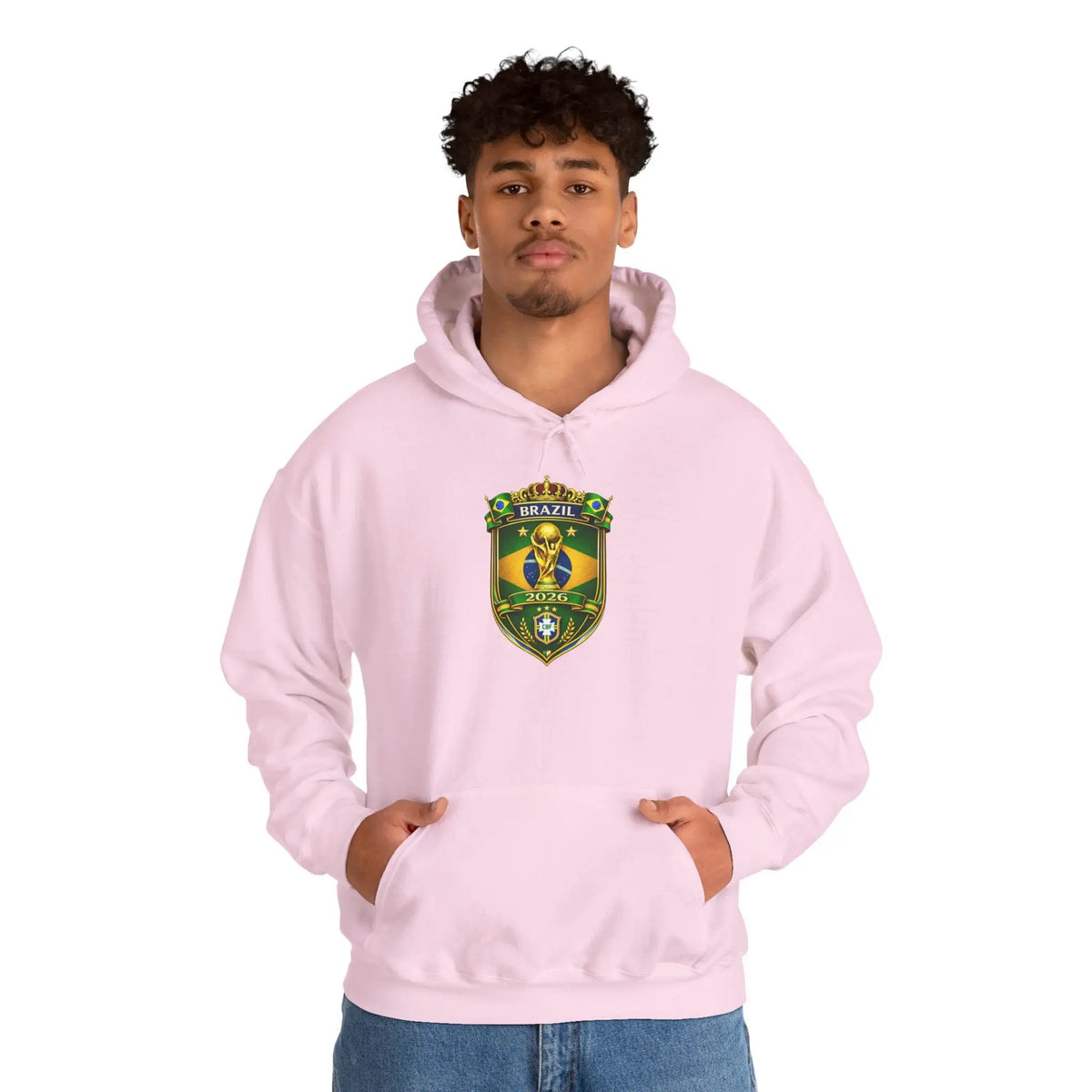 Brazil World Cup 2026 Hooded Sweatshirt by Printify