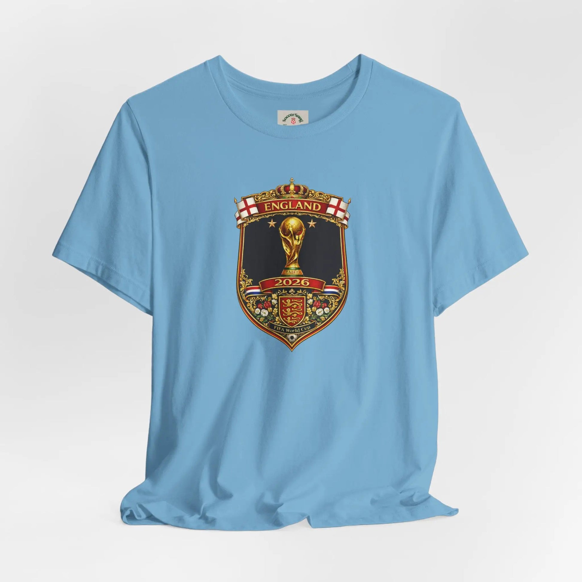 England World Cup 2026 Unisex Cotton Crew Tee by Printify