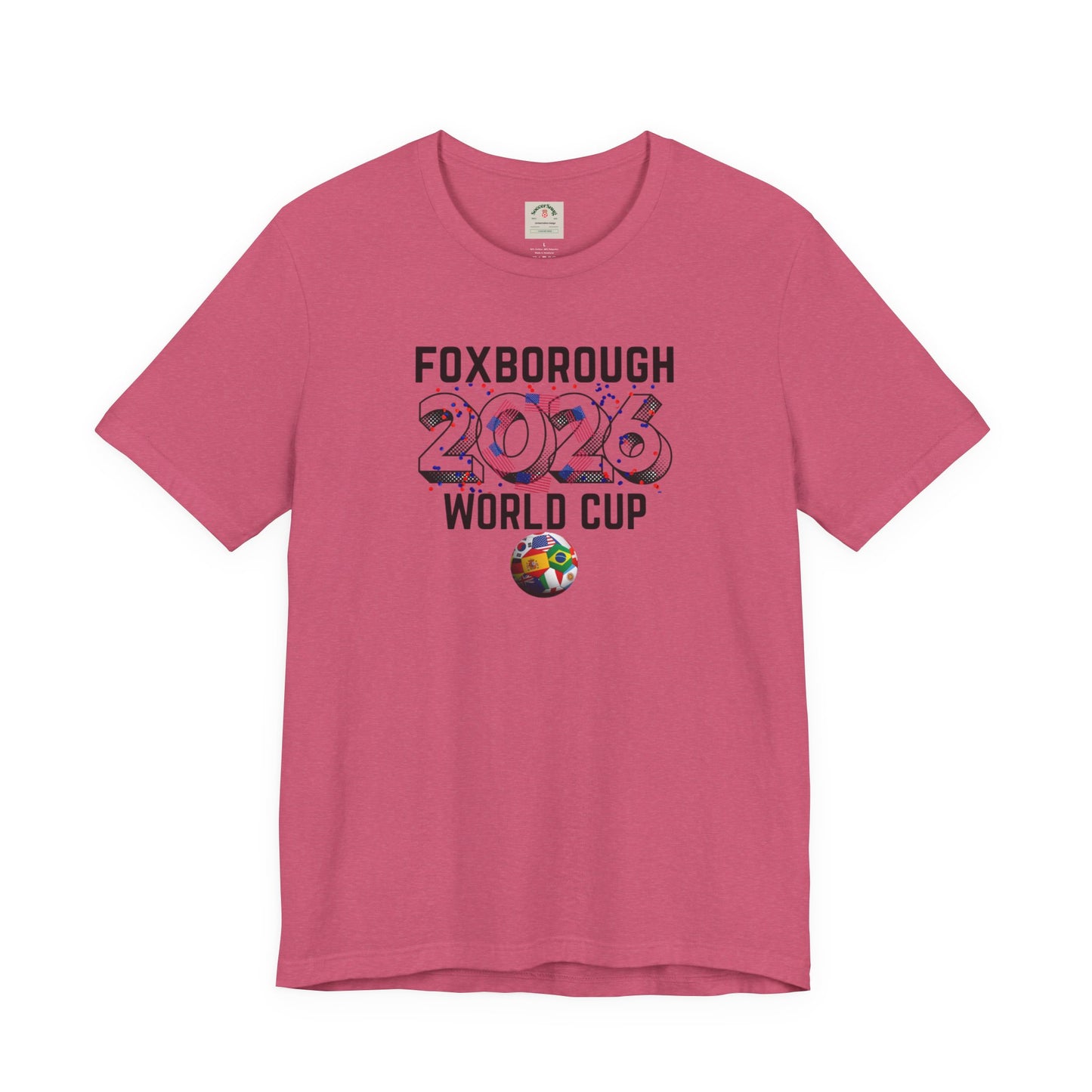 Fox Borough World Cup 2026 Host Unisex Cotton Crew Tee