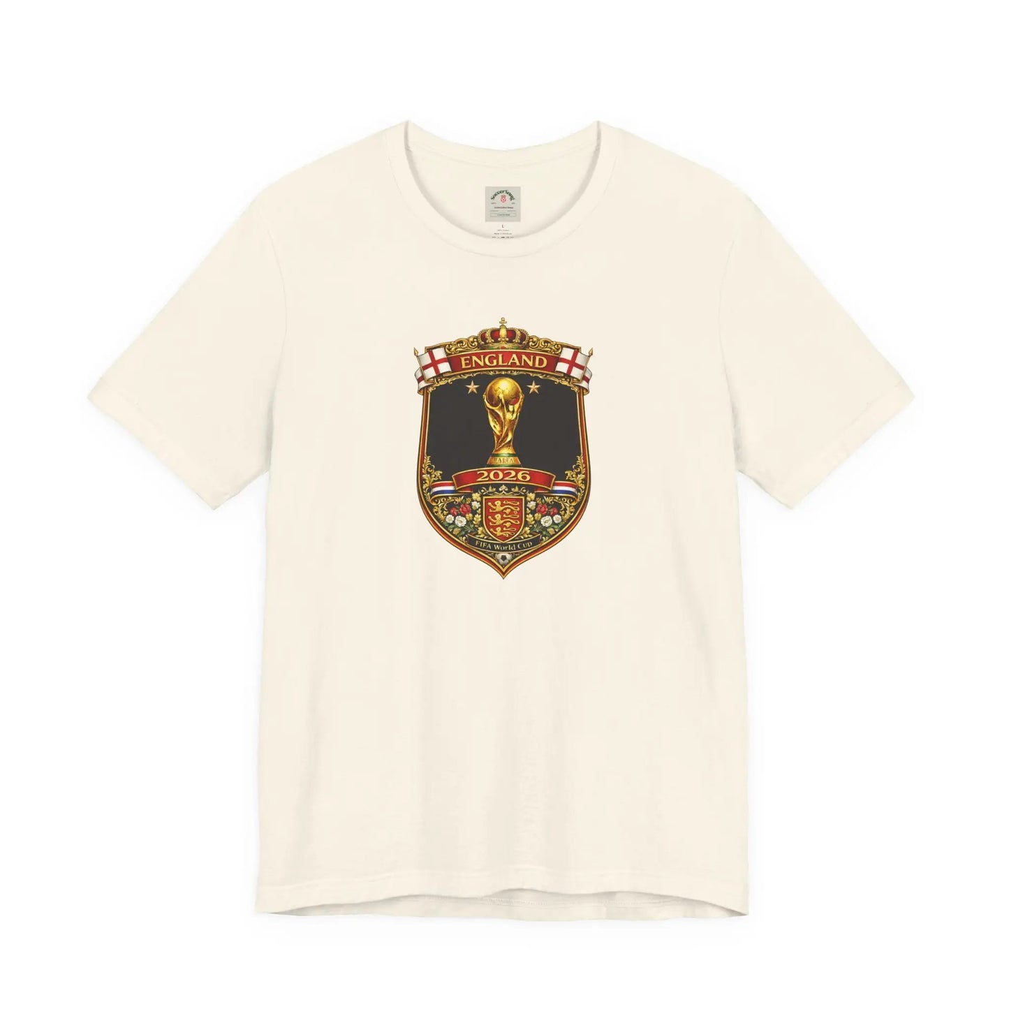 England World Cup 2026 Unisex Cotton Crew Tee by Printify