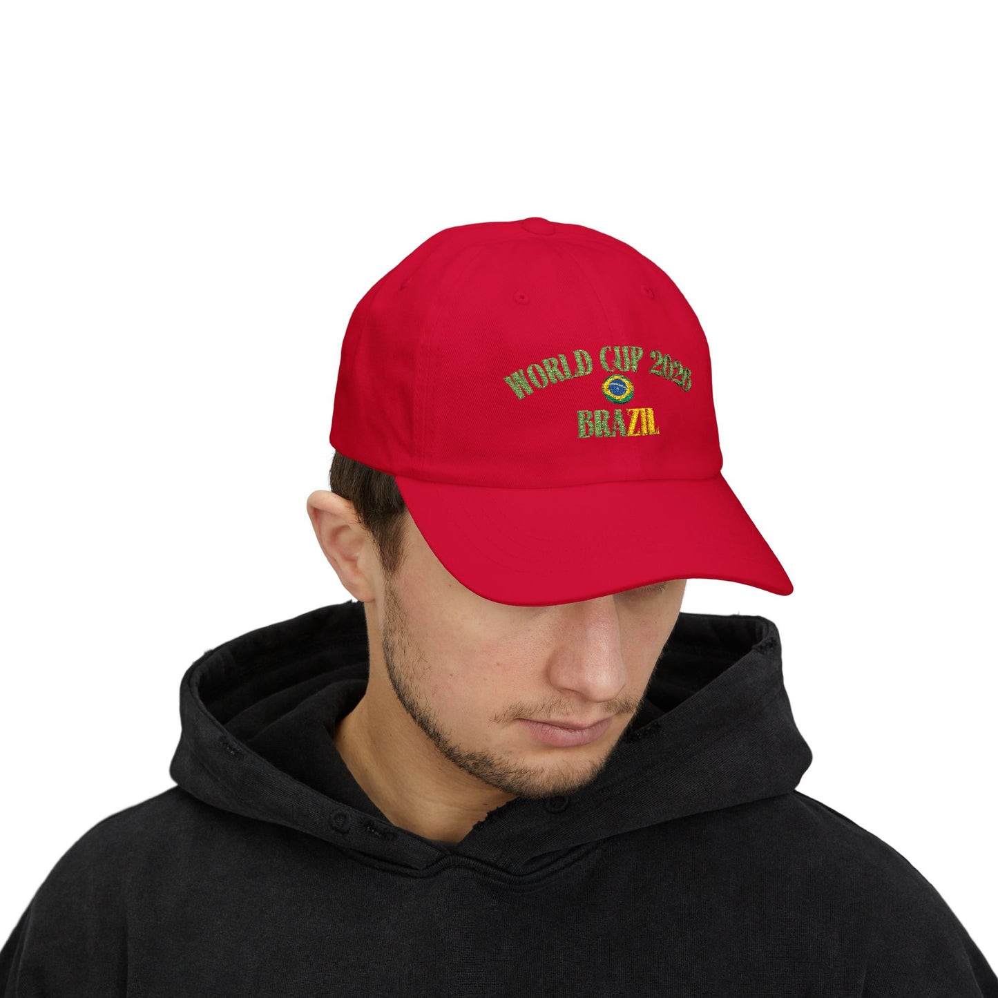 World Cup 2026 Brazil Dad Cap – Embroidered Soccer Fan Hat