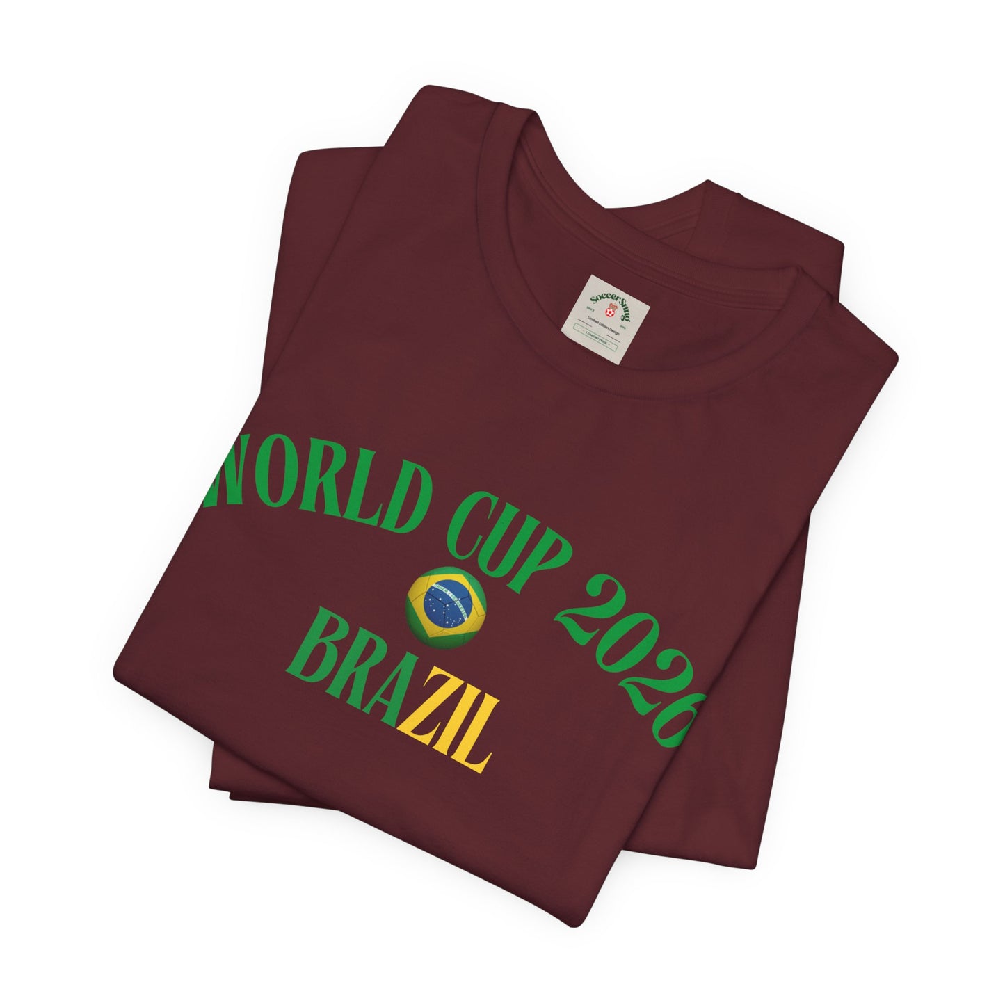World Cup 2026 Brazil Tee – Brazil Soccer Fan T-Shirt