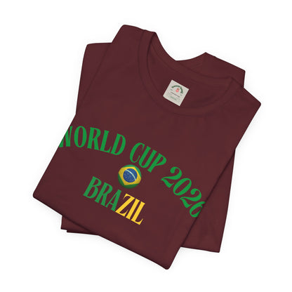 World Cup 2026 Brazil Tee – Brazil Soccer Fan T-Shirt
