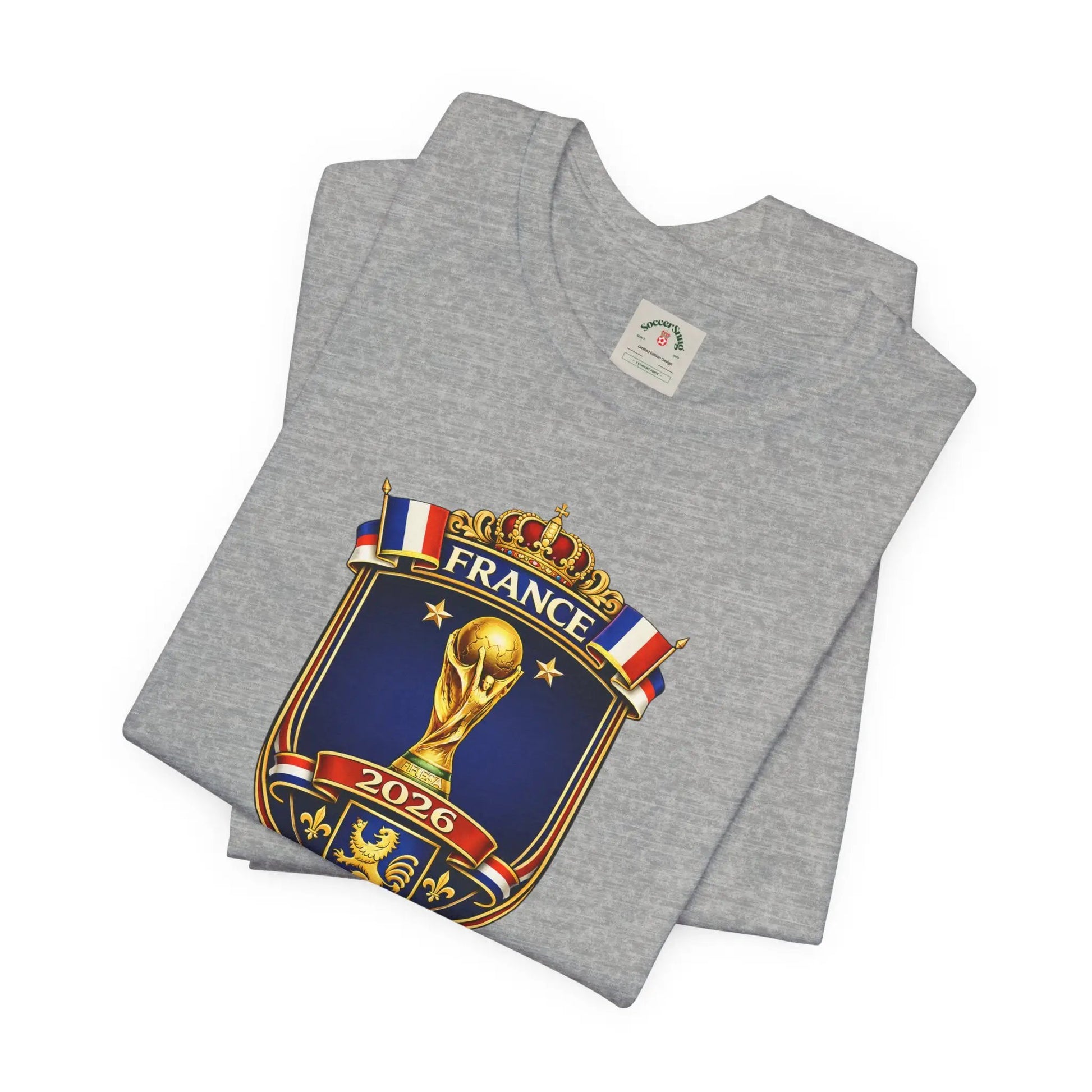 France World Cup 2026 Soccer Tee by Printify