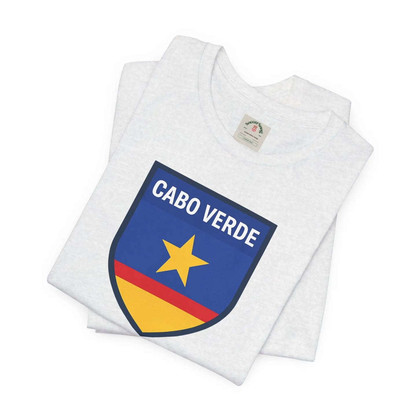 Cabo Verde Shield T‑Shirt — Cape Verde Pride Travel Tee by Printify