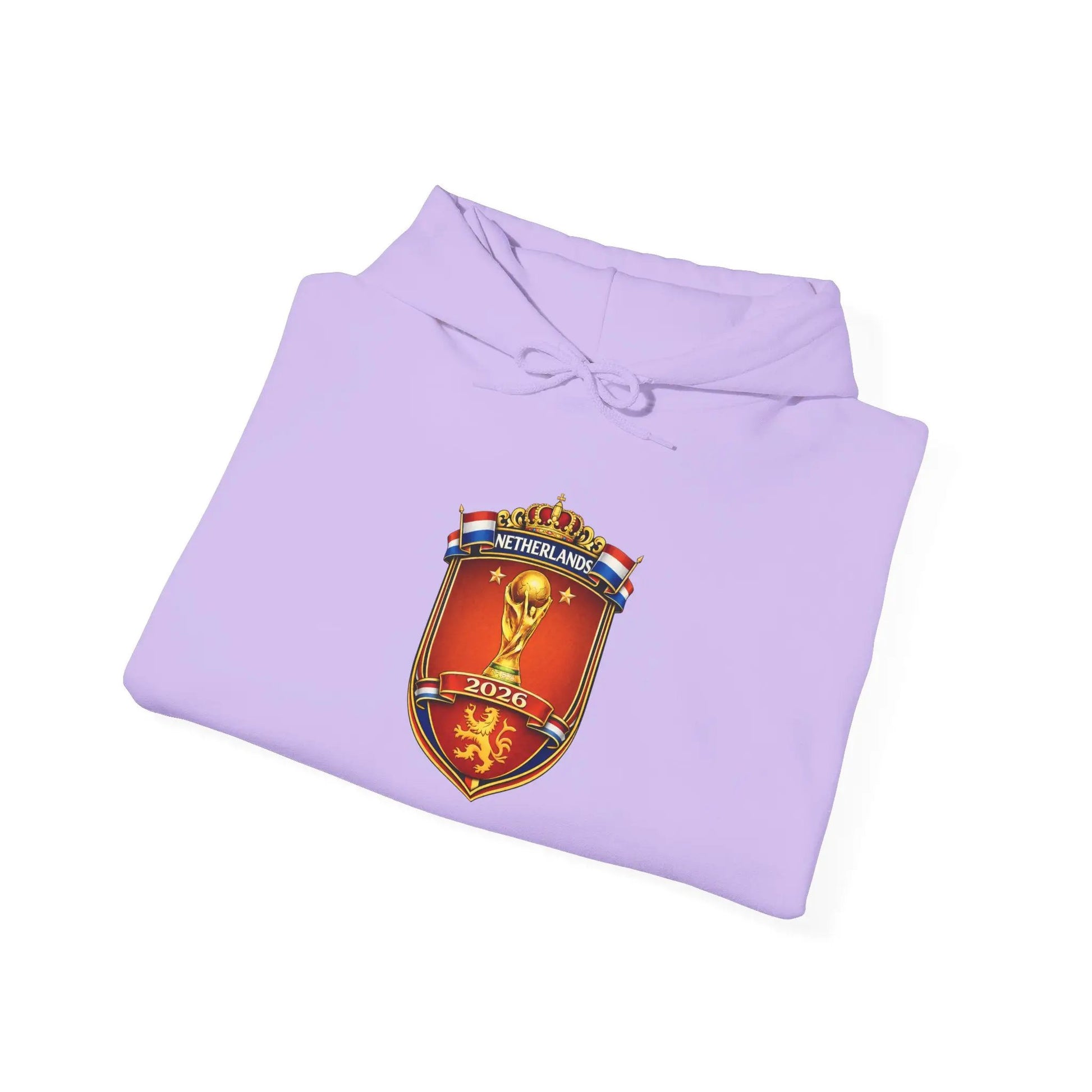 Netherlands World Cup 2026 Crest Hoodie Lion Shield Emblem Sweatshirt by Printify