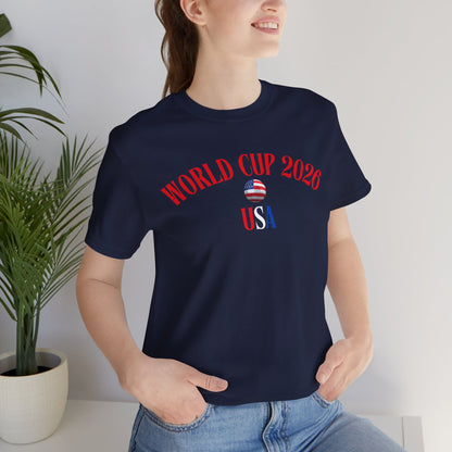 World Cup 2026 USA T-Shirt — Patriotic Soccer Tee