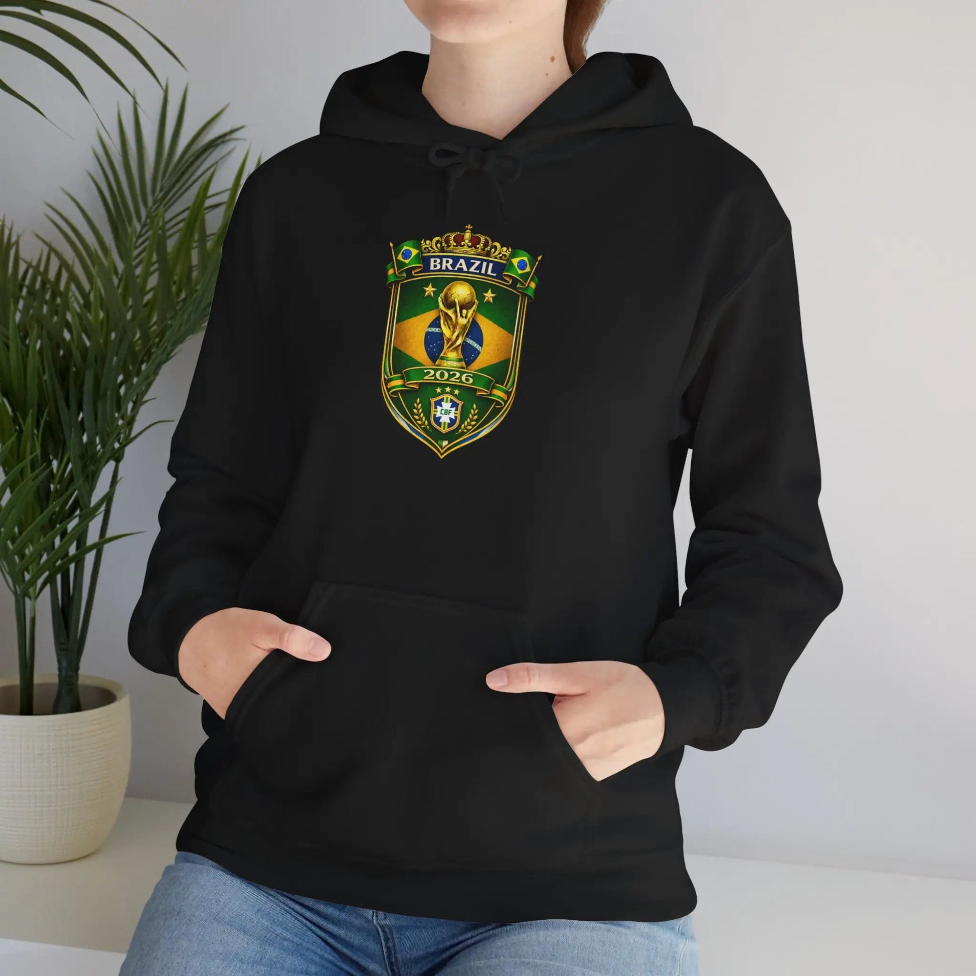 Brazil World Cup 2026 Hooded Sweatshirt by Printify
