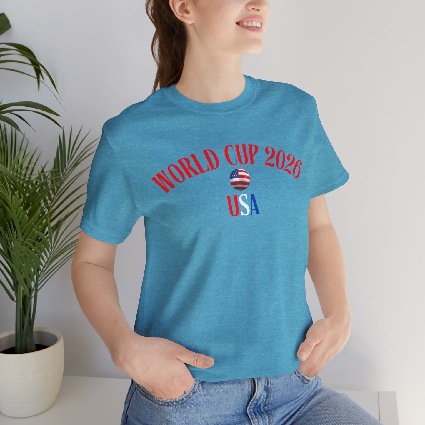 World Cup 2026 USA T-Shirt — Patriotic Soccer Tee