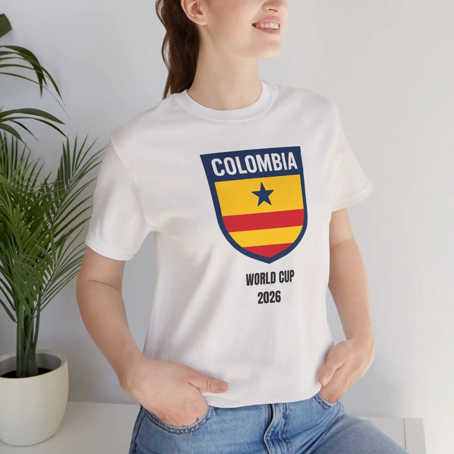 Columbia World Cup 2026 Unisex Cotton Crew Tee by Printify