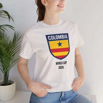 Columbia World Cup 2026 Unisex Cotton Crew Tee by Printify