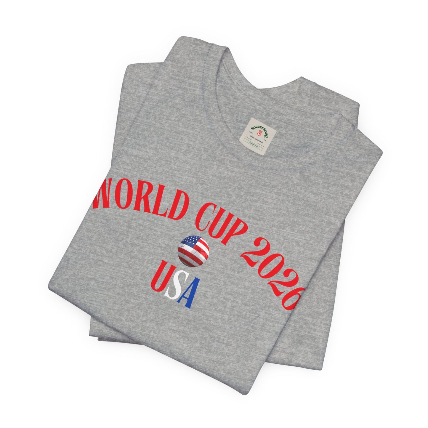 World Cup 2026 USA T-Shirt — Patriotic Soccer Tee