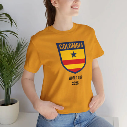 Columbia World Cup 2026 Unisex Cotton Crew Tee by Printify