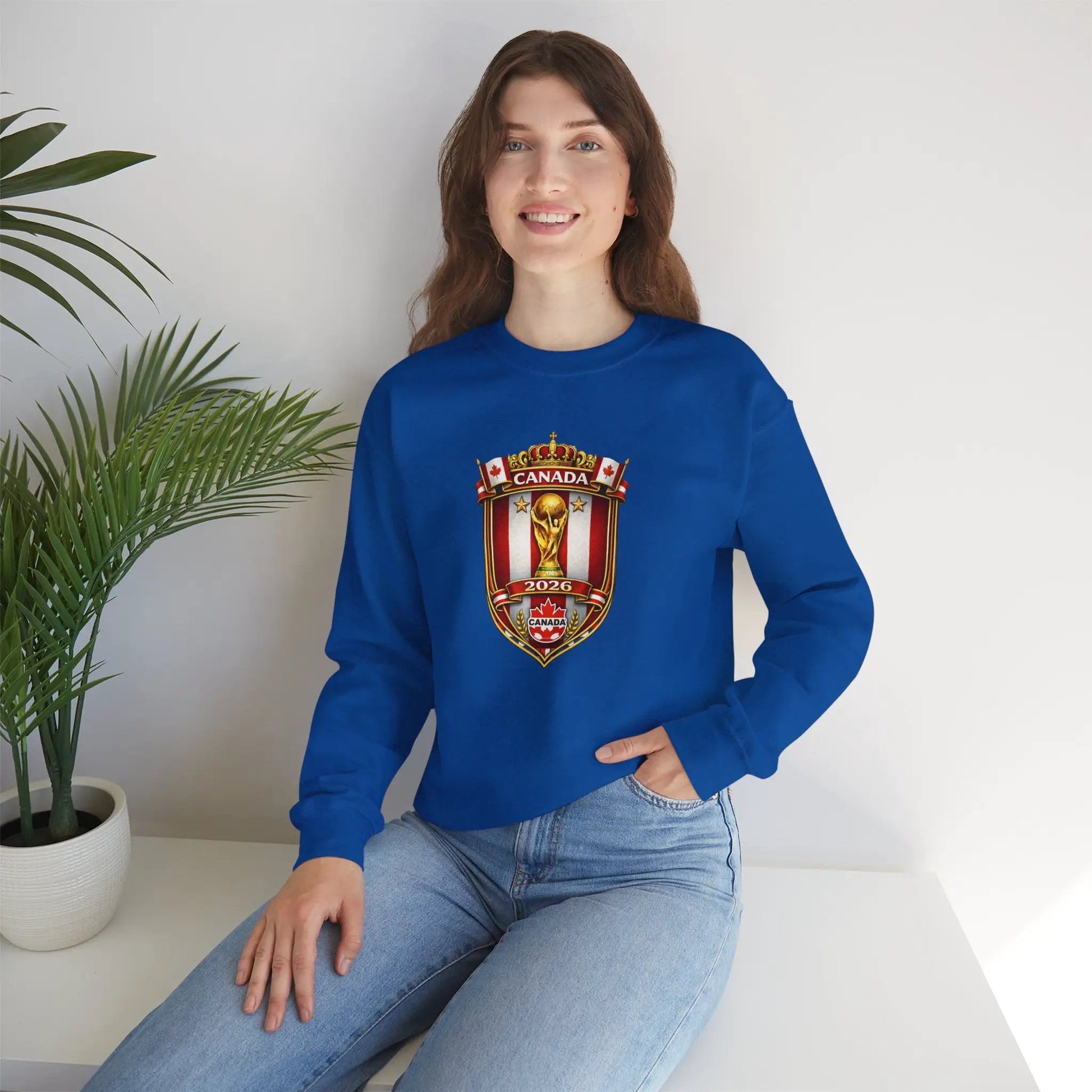 Canada World Cup 2026 Crewneck Sweatshirt by Printify