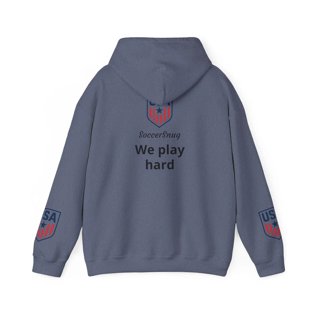 Customizable - SoccerSnug Heavy Blend Hoodie Unisex With Front Pocket Drawcord by Printify