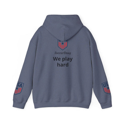 Customizable - SoccerSnug Heavy Blend Hoodie Unisex With Front Pocket Drawcord by Printify