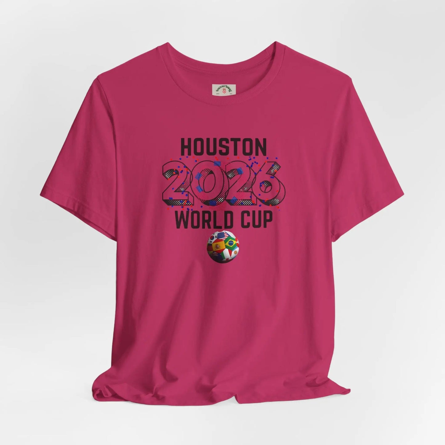 Houston World Cup 2026 Host Unisex Cotton Crew Tee by Printify