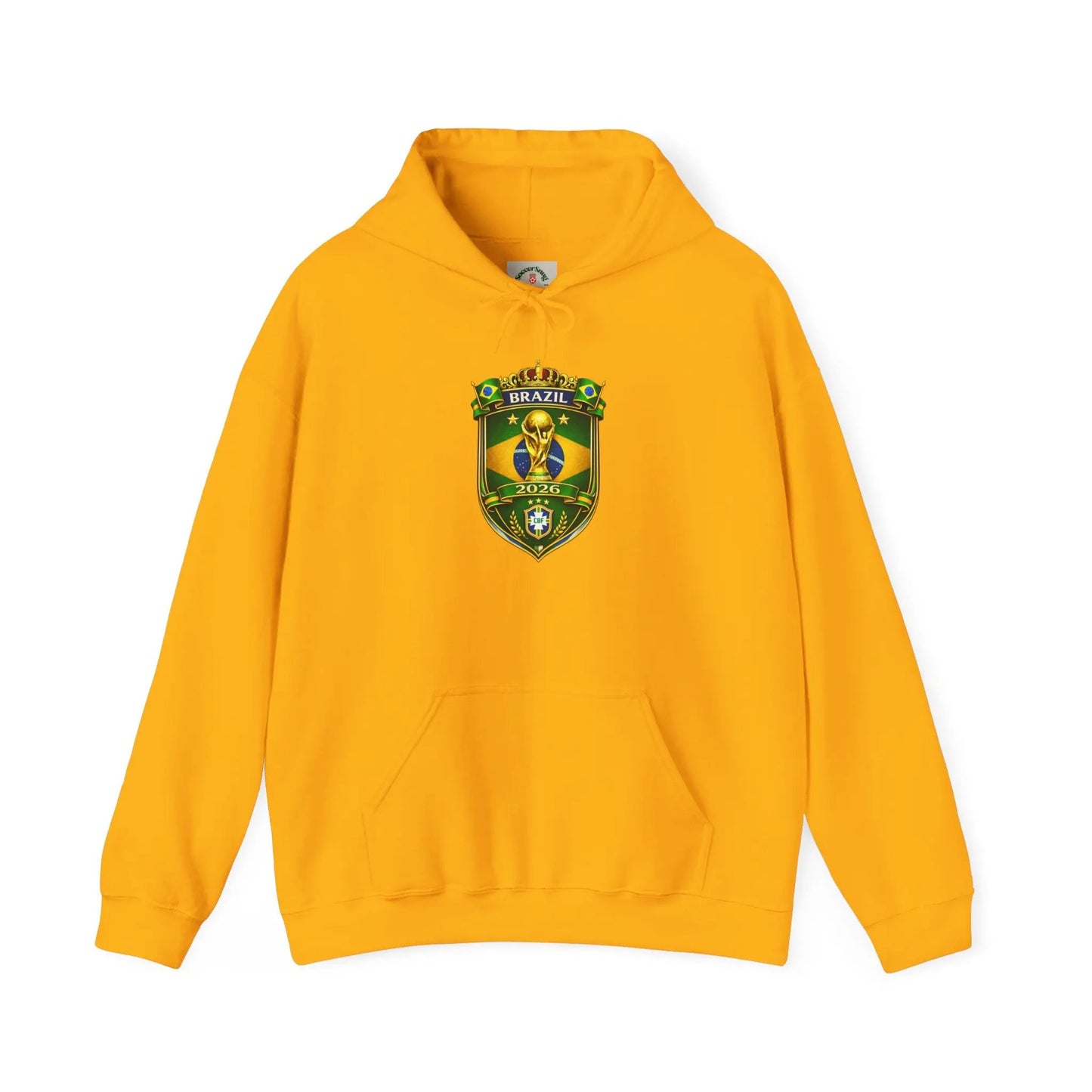 Brazil World Cup 2026 Hooded Sweatshirt by Printify