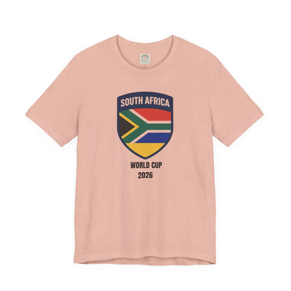 South Africa World Cup 2026 Unisex Cotton Crew Tee by Printify