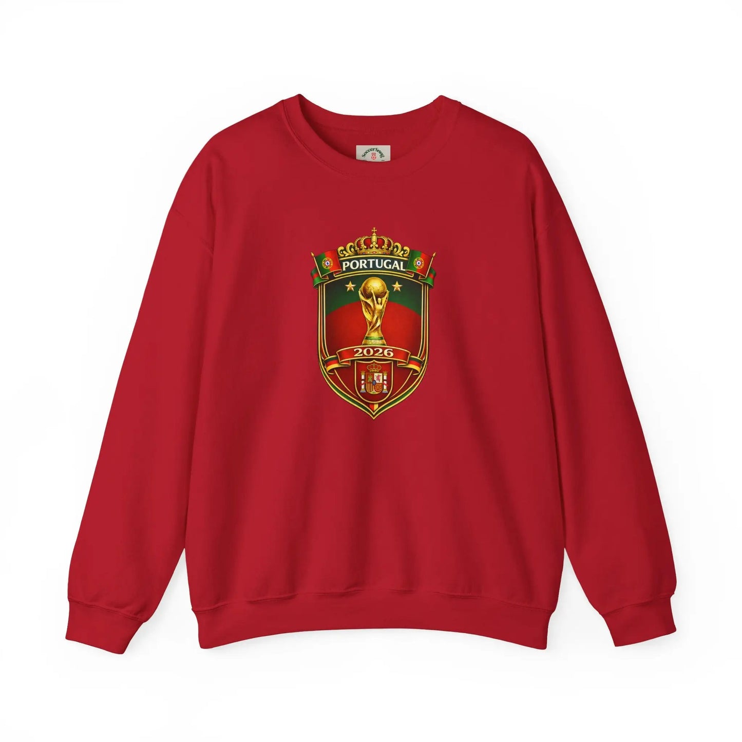 Portugal World Cup 2022 Crest Sweatshirt by Printify