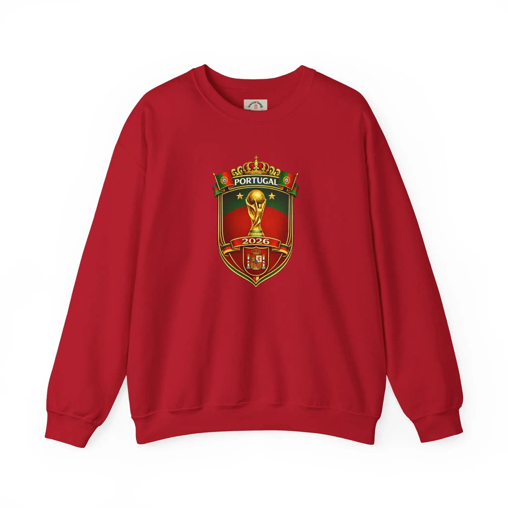 Portugal World Cup 2022 Crest Sweatshirt by Printify
