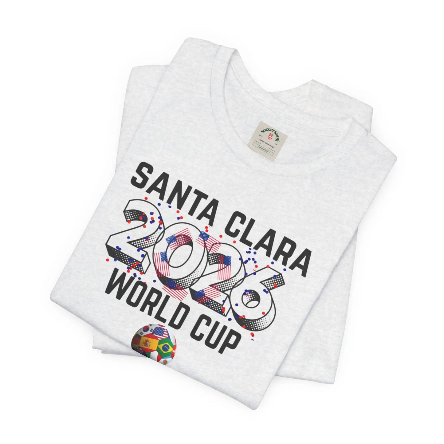 Santa Clare World Cup 2026 Unisex Cotton Crew Tee by Printify